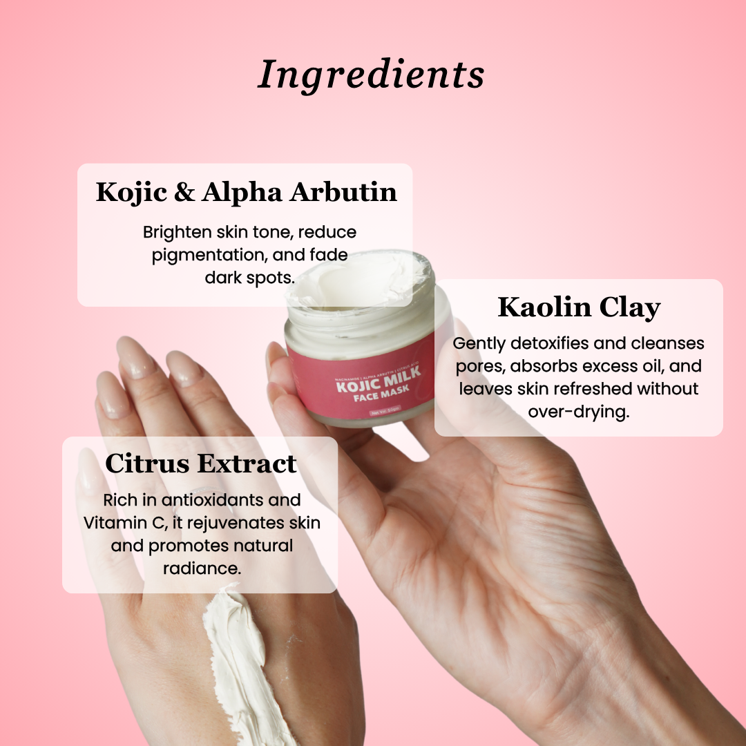 Kojic Milk Face Mask – Brightening & Spot Fade