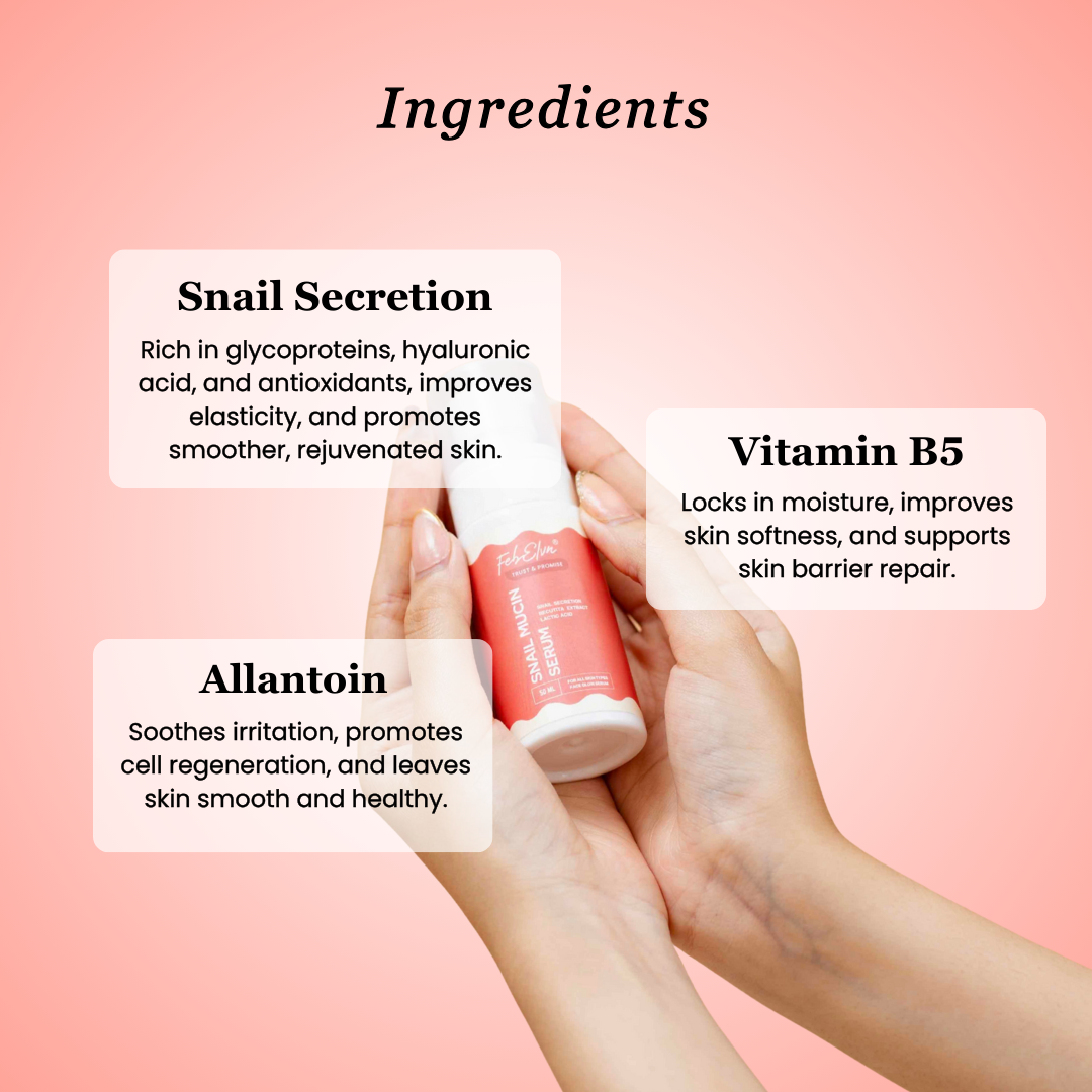 10% Vitamin C- Snail Mucin Hydration Face Serum