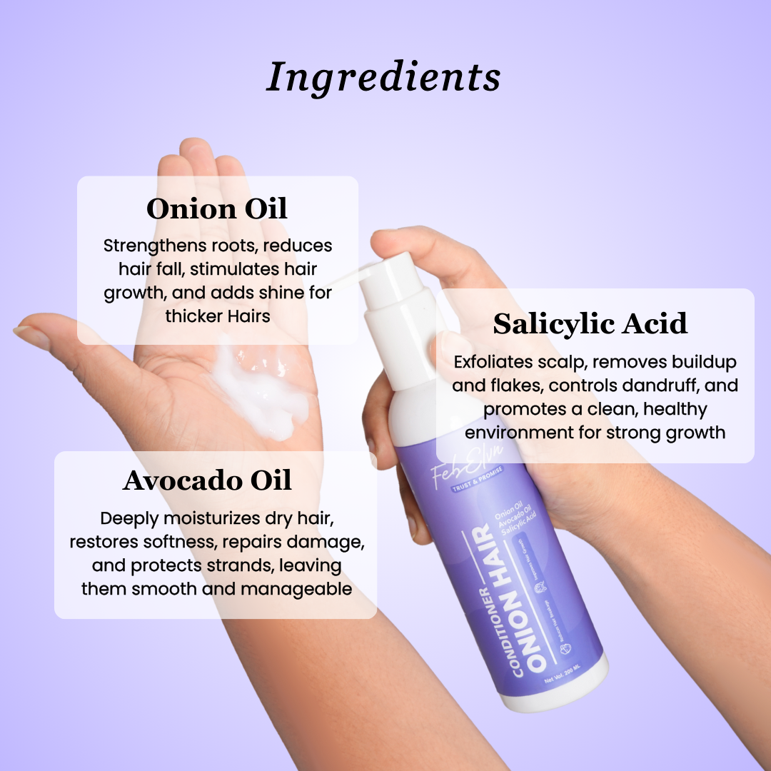 Onion Hair Conditioner - Hair Strengthening & Nourishing