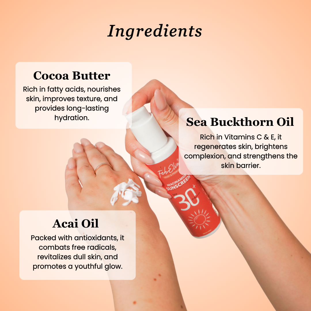 SPF 30++ Sunscreen – Brightening & Hydrating