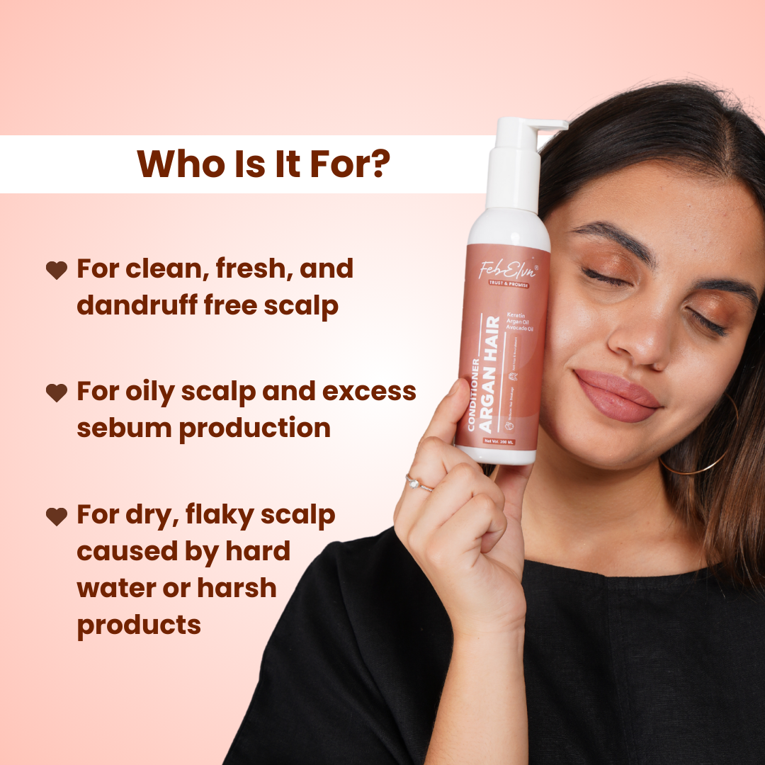 Argan Hair Conditioner - Reduces Frizz & Nourishing Hair