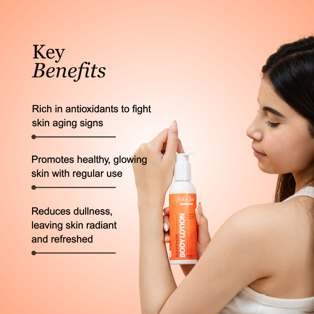 Saffron Body Lotion – Glow & Nourishment