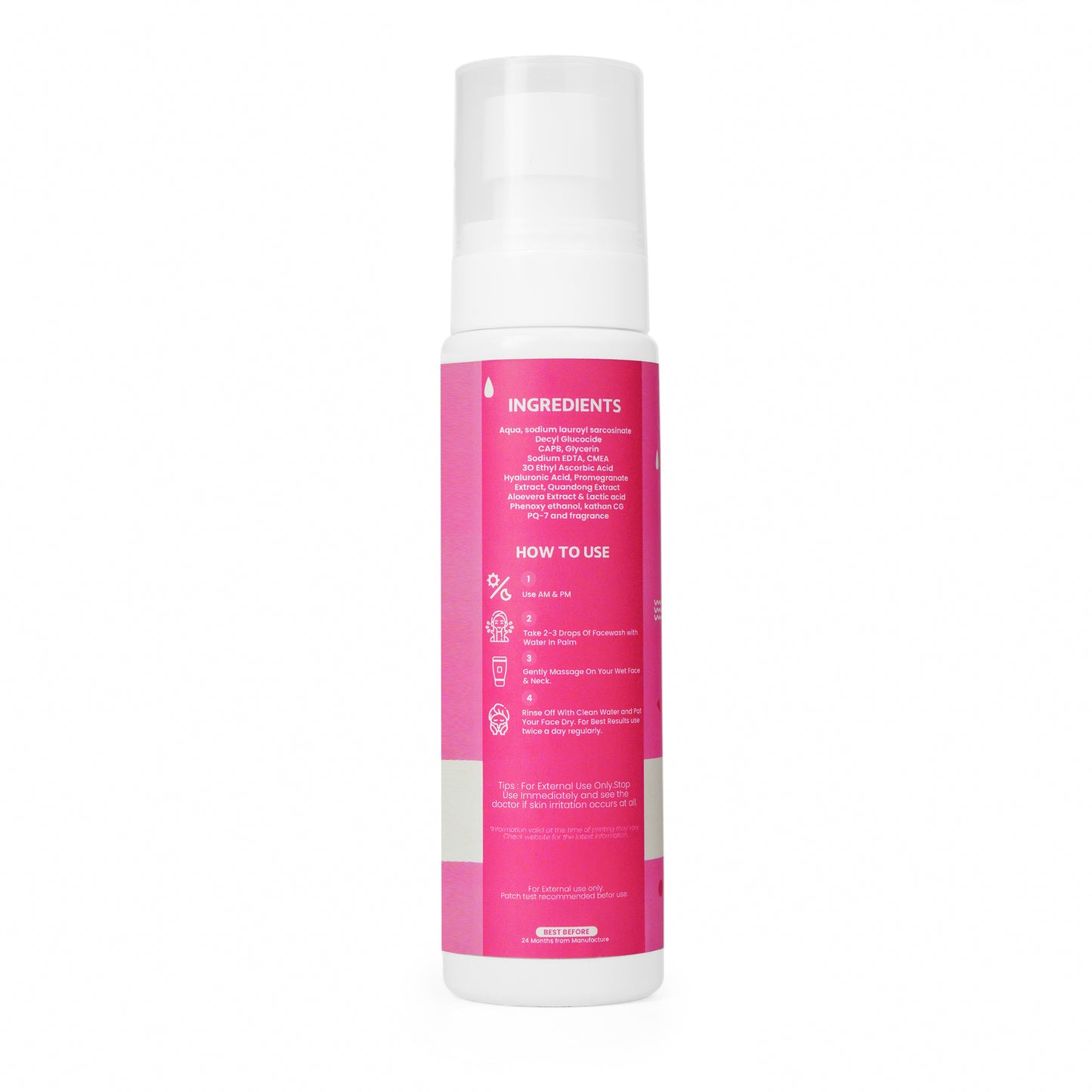10% Vitamin C & Pomegranate Extract – Glowing Face Wash