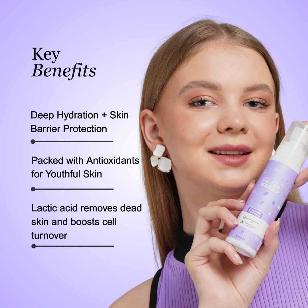 15% Blueberry Extract – Deep Cleansing Face Wash