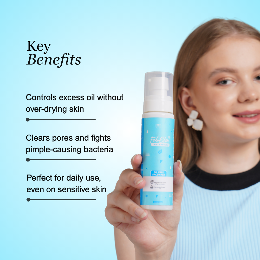 Oil Free Brightening Facewash - Organic Olive Oil & Rosemary