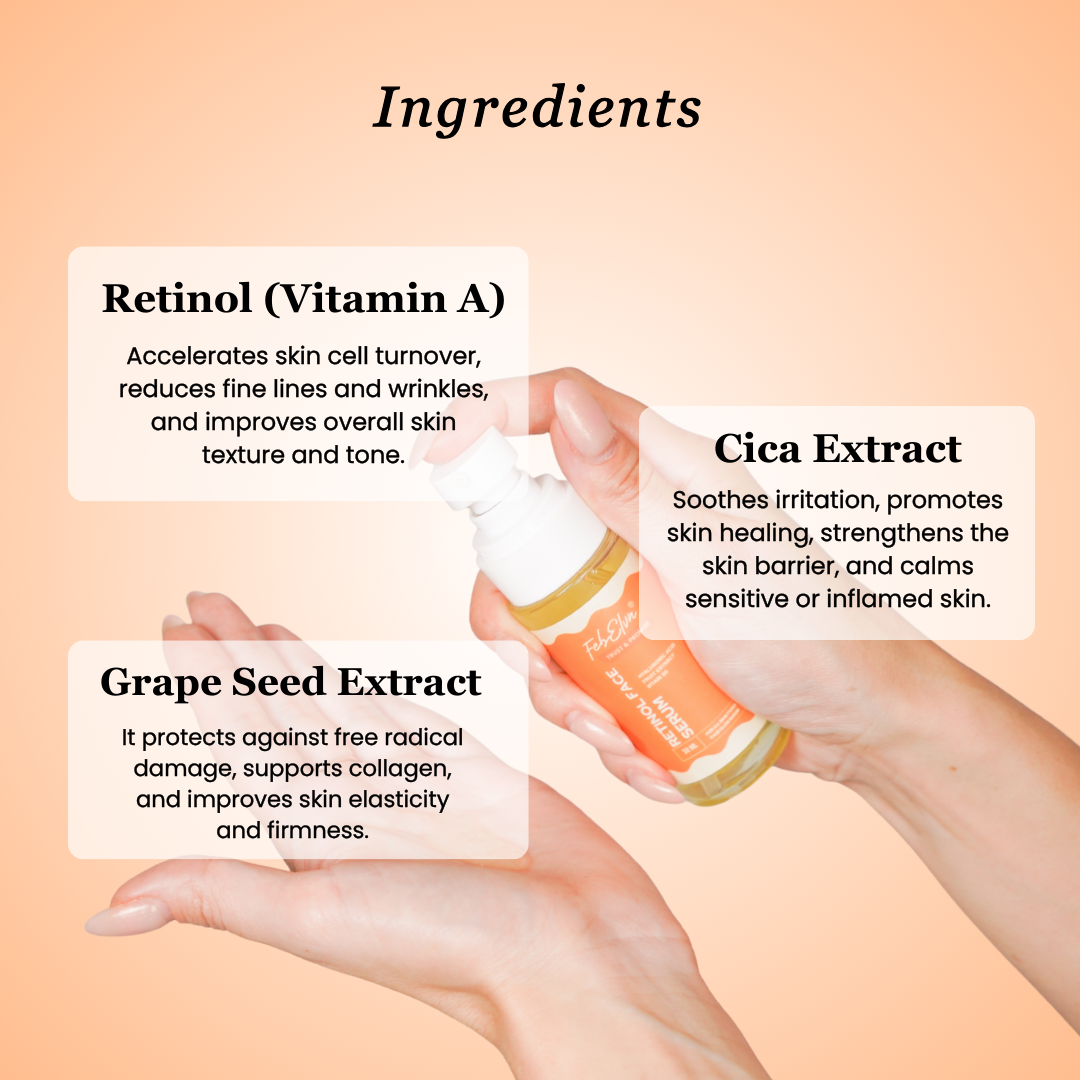 0.3% Retinol + Hyaluronic Acid Anti-Aging Face Serum