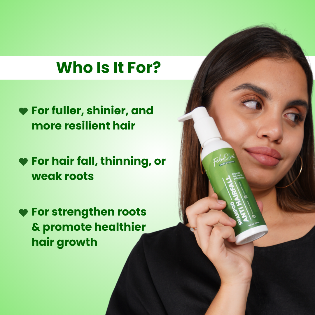 Anti Hairfall Shampoo - 10% Salicylic Acid & Argan Oil
