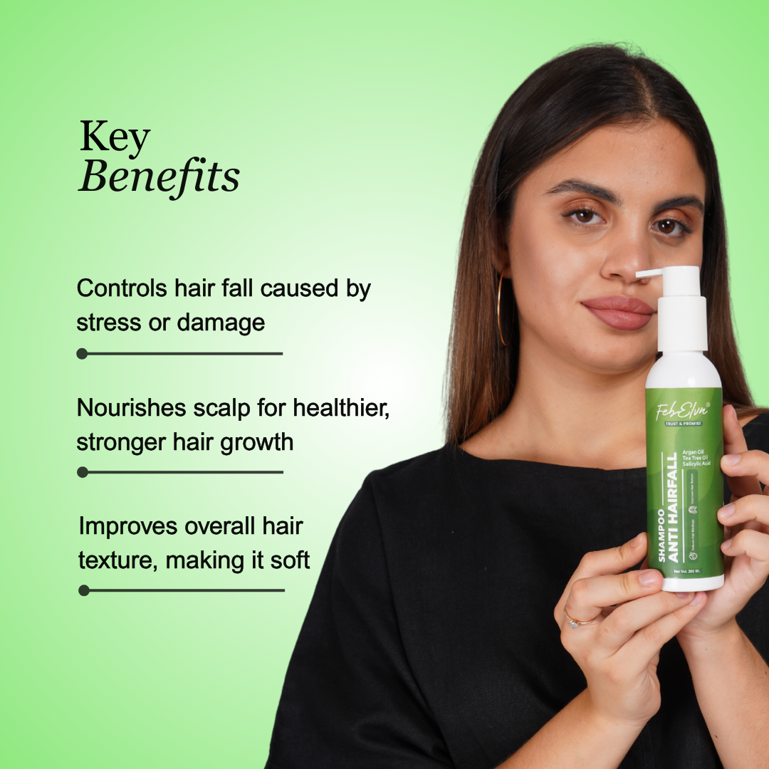 Anti Hairfall Shampoo - 10% Salicylic Acid & Argan Oil