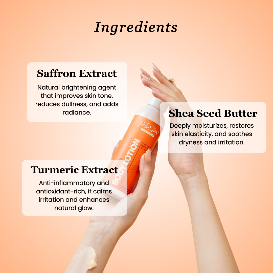 Saffron Body Lotion – Glow & Nourishment