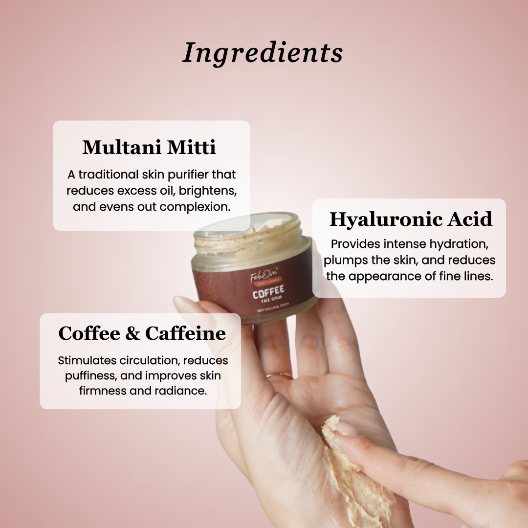 Coffee Face Scrub - Exfoliating & Brightening
