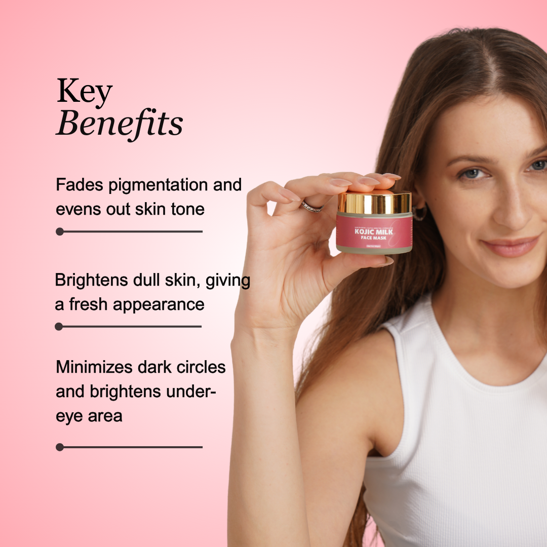 Kojic Milk Face Mask – Brightening & Spot Fade