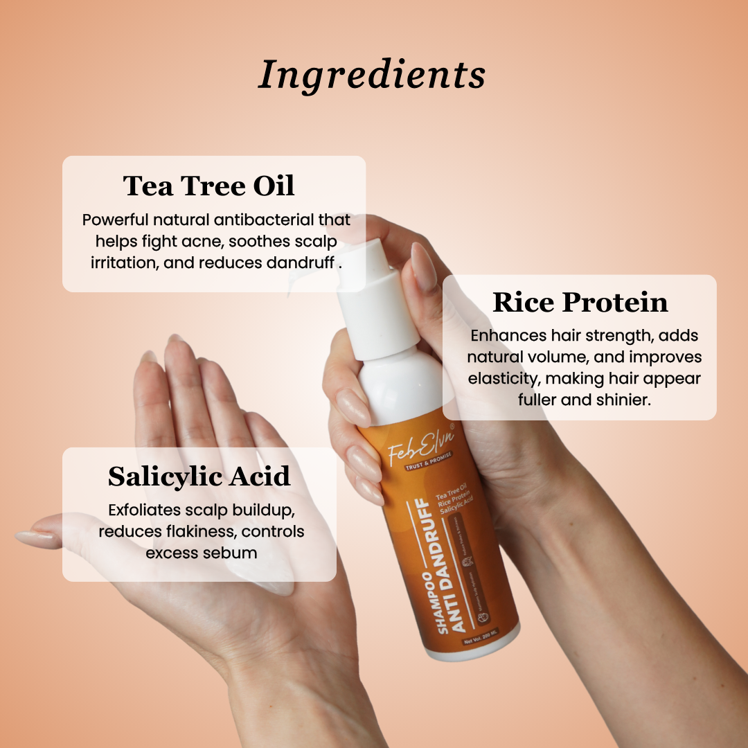 Anti Dandruff Shampoo - Tea Tree & Green Tea Extract