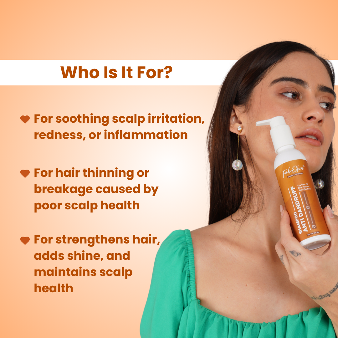 Anti Dandruff Shampoo - Tea Tree & Green Tea Extract