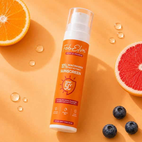 SPF 50 PA+++ Sunscreen with 10% Niacinamide | Broad Spectrum UV Protection