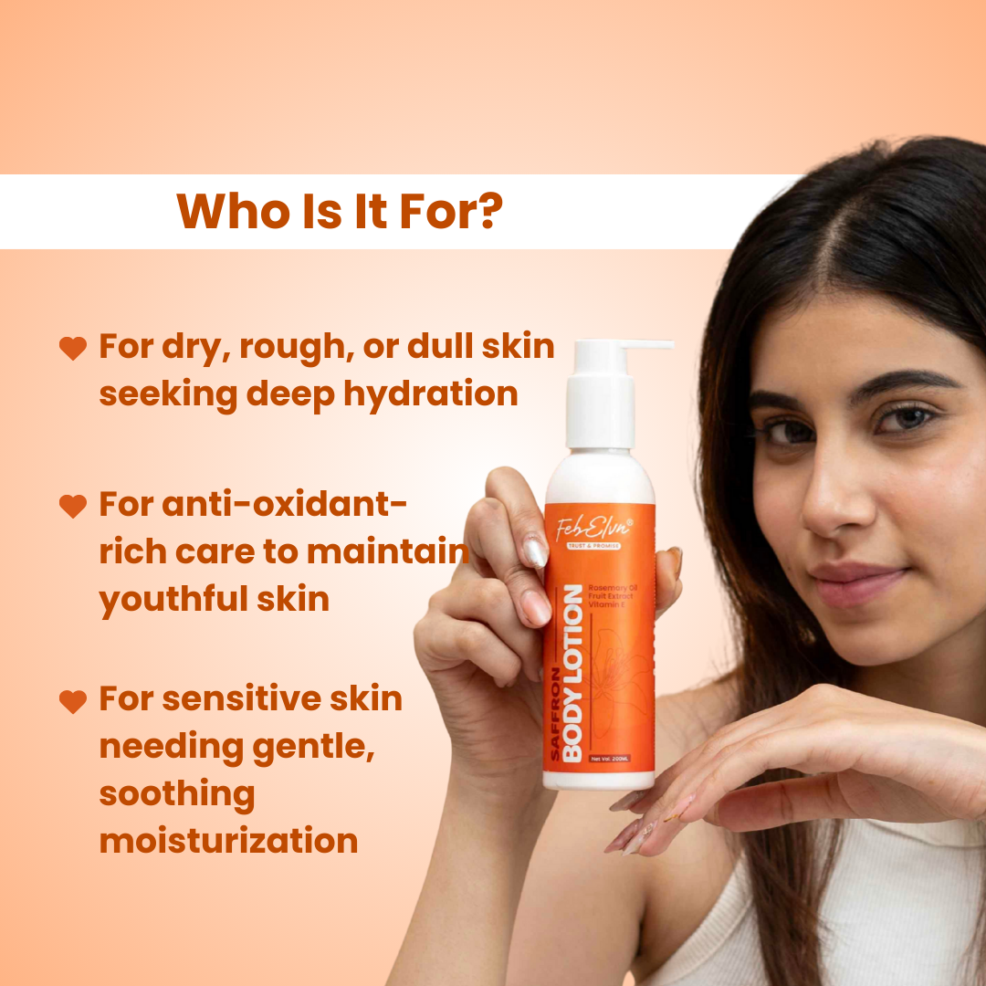 Saffron Body Lotion – Glow & Nourishment