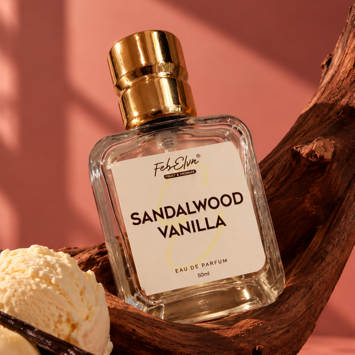 Sandalwood Vanilla — Creamy Woody Eau de Parfum, 50ml