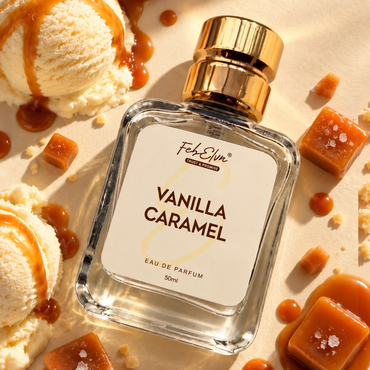 Vanilla Caramel — Sweet Gourmand Eau de Parfum, 50ml