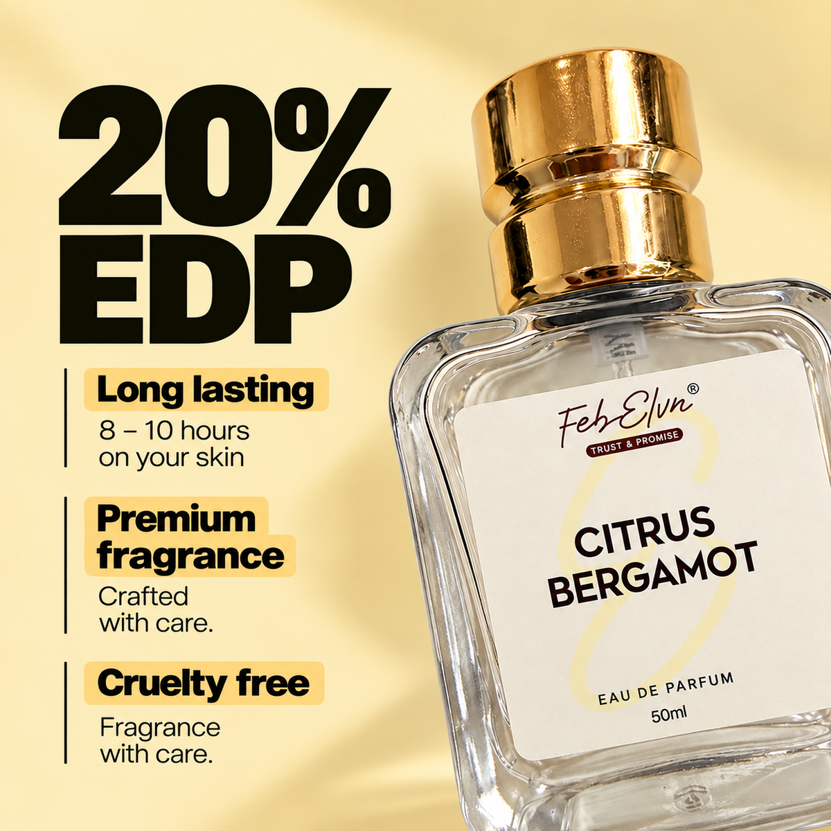 Citrus Bergamot — Fresh Citrus Eau de Parfum, 50ml