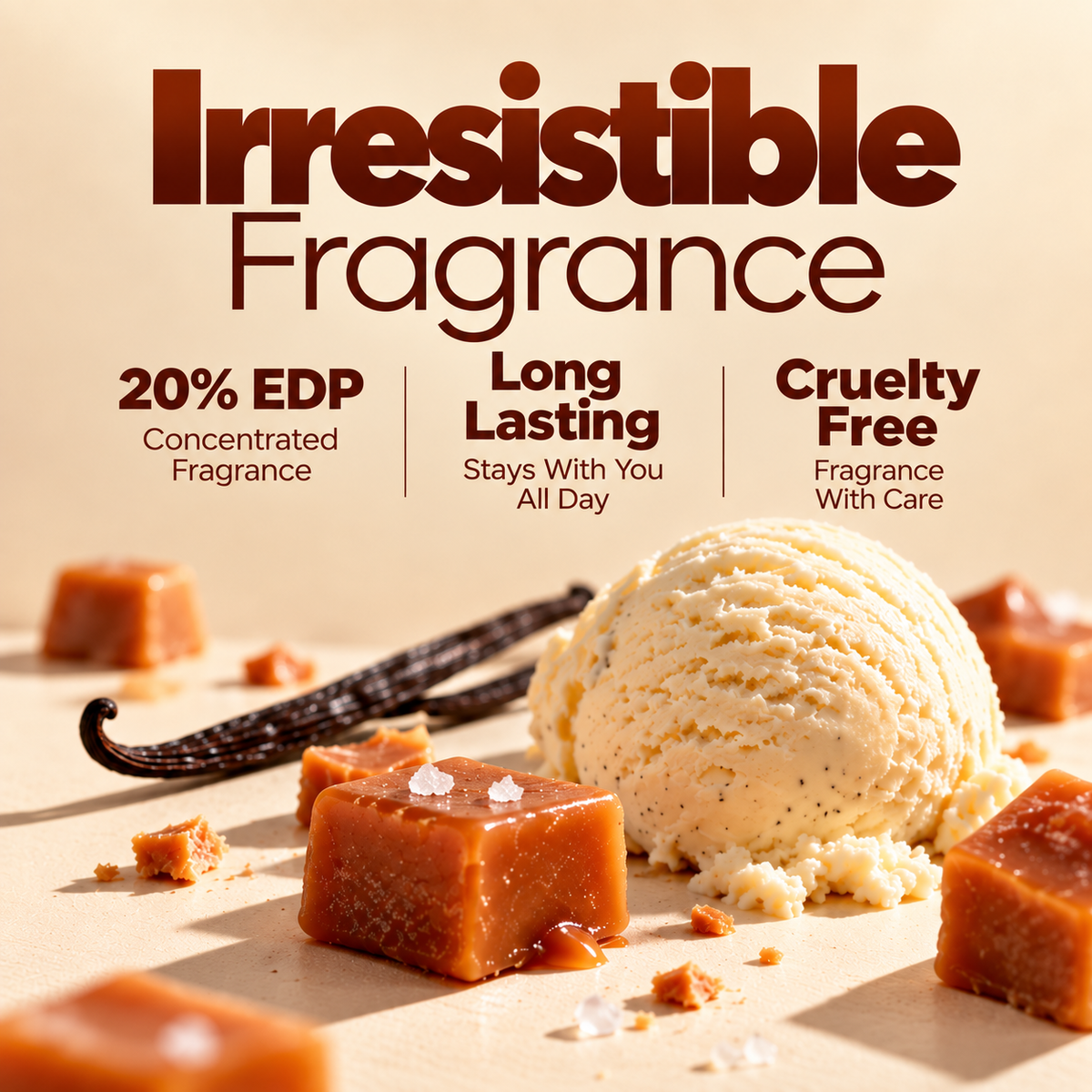 Vanilla Caramel — Sweet Gourmand Eau de Parfum, 50ml