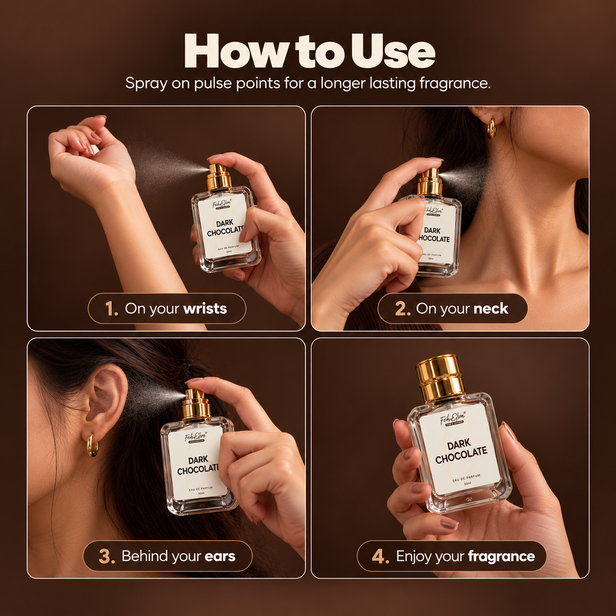Dark Chocolate — Cocoa & Spice Eau de Parfum, 50ml