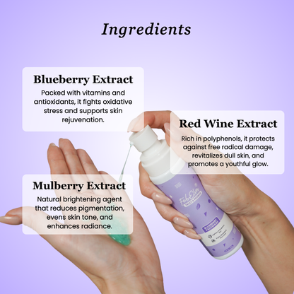 15% Blueberry Extract – Deep Cleansing Face Wash