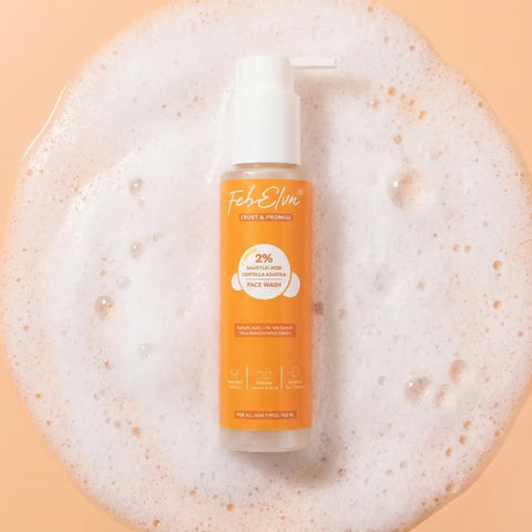 2% Salicylic Acid Face Wash with Centella Asiatica for Acne & Oil Control