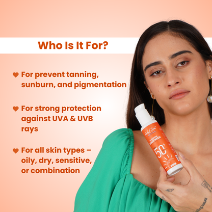 SPF 50++ Sunscreen – Brightening & Hydrating