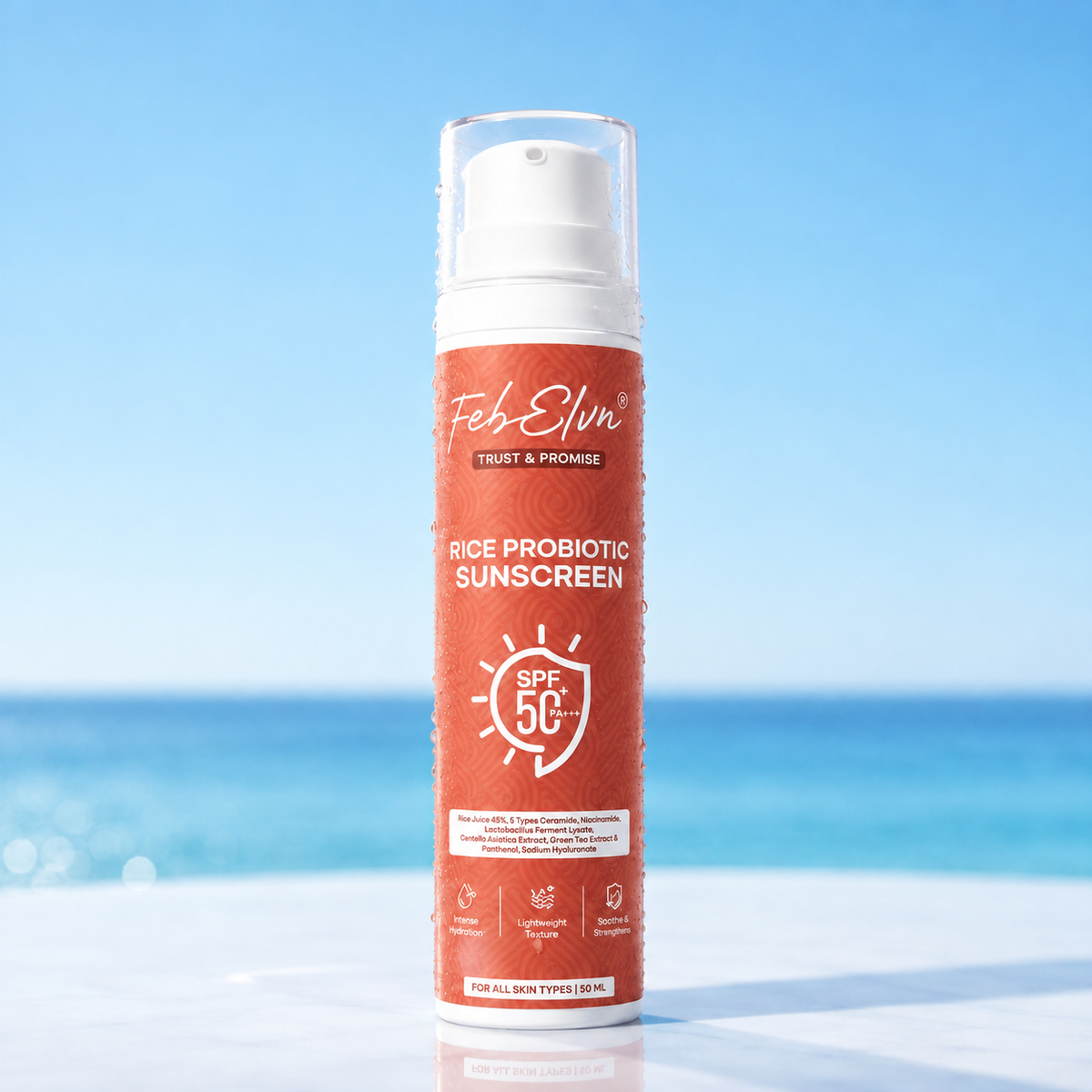 Rice Probiotic Sunscreen SPF 50+ PA++++ | Brightening, Hydration & Skin Barrier Support
