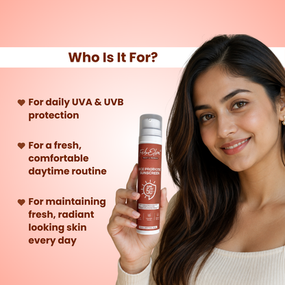 Rice Probiotic Sunscreen SPF 50+ PA++++ | Brightening, Hydration & Skin Barrier Support