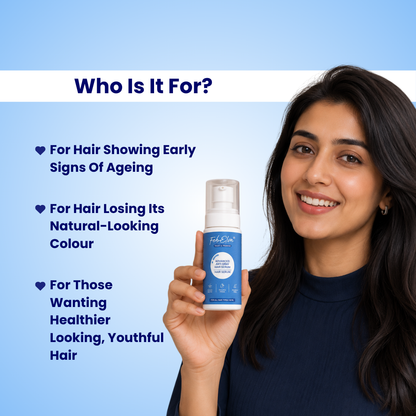 Advanced Anti-Gray Hair Serum For Premature Greying, Hair Fall & Root Strength