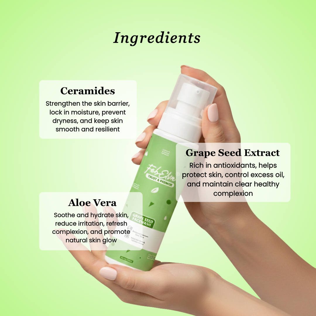 Grapeseed Facewash -  15% Grape & Goji Extract