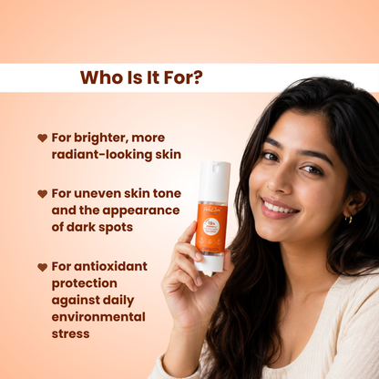15% Vitamin C + Antioxidant Face Serum For Brightening, Dark Spots & Glow