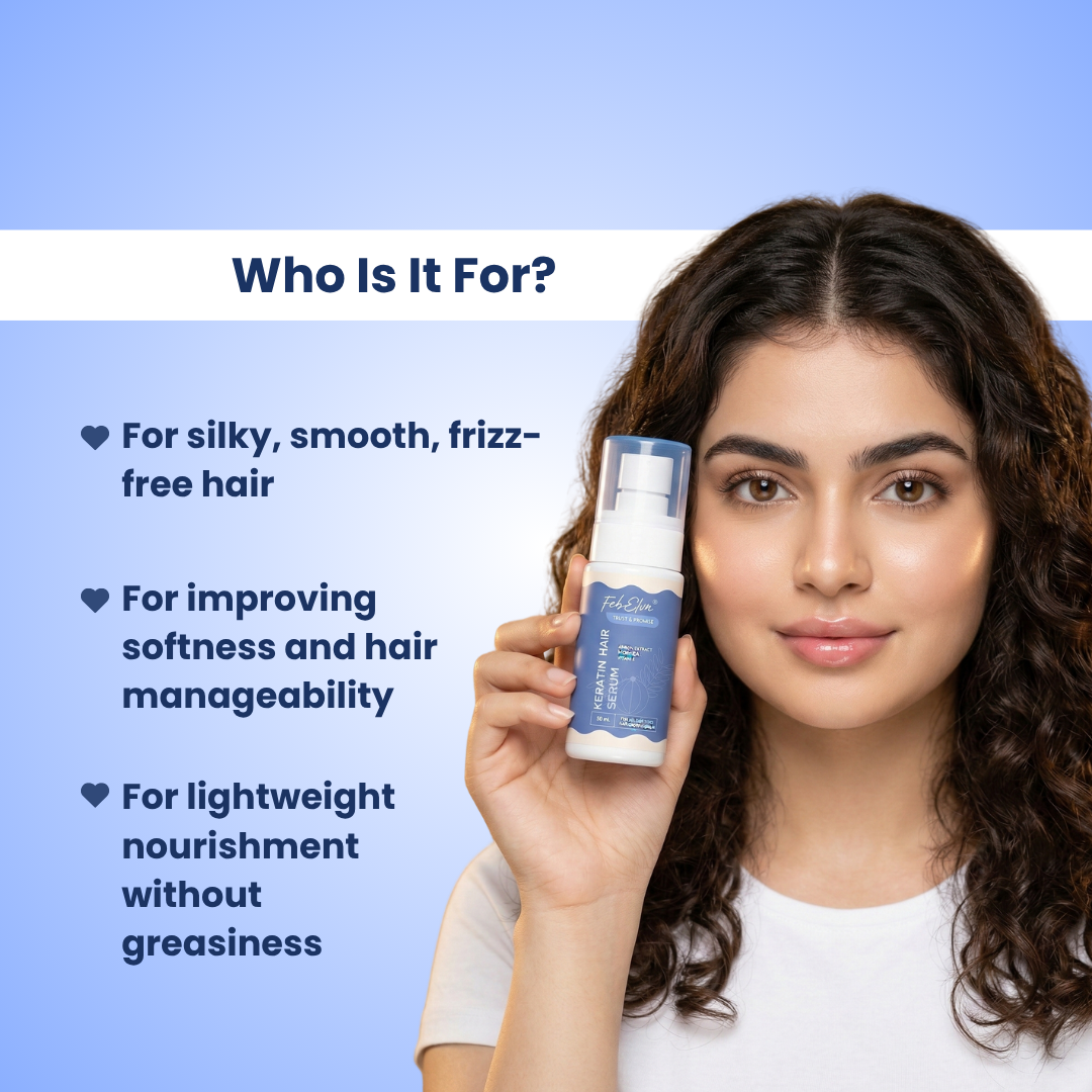Keratin Protein Hair Serum - Frizz Control & Hair Repair