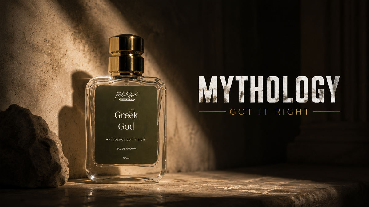 FEBELVN GREEK GOD | Eau de Parfum (EDP 20%) | 50 ml | Long Lasting Premium Perfume