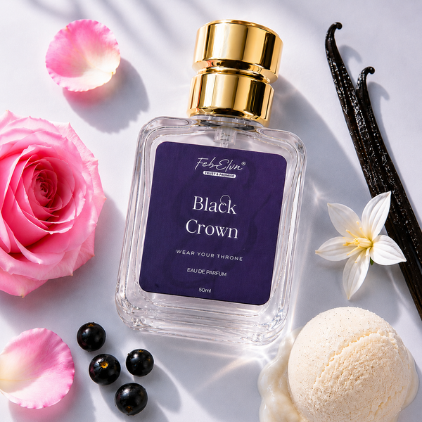 FEBELVN BLACK CROWN | Eau de Parfum (EDP 20%) | 50 ml | Long Lasting Premium Perfume