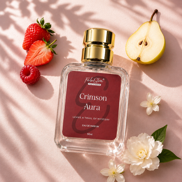 FEBELVN CRIMSON AURA | Eau de Parfum (EDP 20%) | 50 ml | Long Lasting Premium Perfume