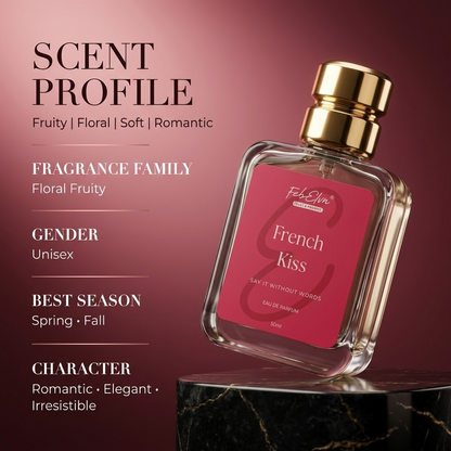 FEBELVN FRENCH KISS | Eau de Parfum (EDP 20%) | 50 ml | Long Lasting Premium Perfume