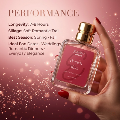FEBELVN FRENCH KISS | Eau de Parfum (EDP 20%) | 50 ml | Long Lasting Premium Perfume