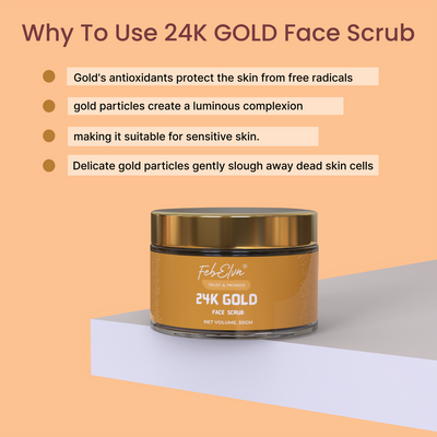 24K GOLD FACE SCRUB | 50GM