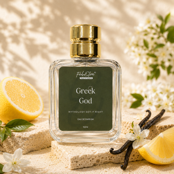 FEBELVN GREEK GOD | Eau de Parfum (EDP 20%) | 50 ml | Long Lasting Premium Perfume