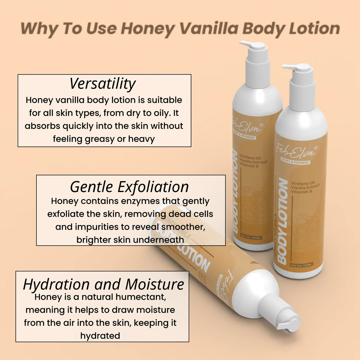 HONEY VANILA BODY LOTION | 200ML