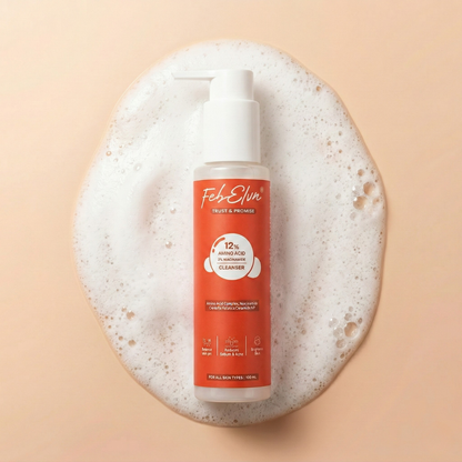 12% Amino Acid + 2% Niacinamide Gentle Face Cleanser | Hydrating Ceramide Face Wash-100ML
