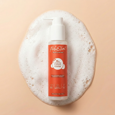 12% Amino Acid + 2% Niacinamide Gentle Face Cleanser | Hydrating Ceramide Face Wash-100ML