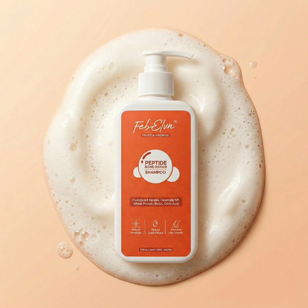 Peptide Bond Repair Shampoo with Keratin & Biotin for Stronger Hair- 200ML