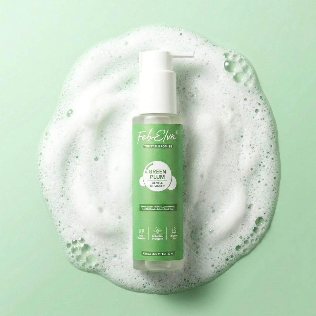 Green Plum + Antioxidants Gentle Cleanser for Hydration & Skin Balance-100ML