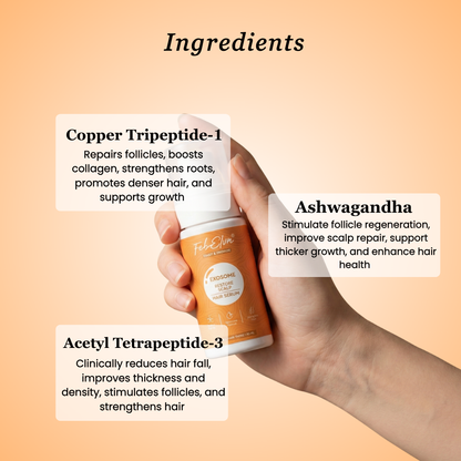 Exosome + Peptide Scalp Serum for Scalp Health & Hair Growth Support