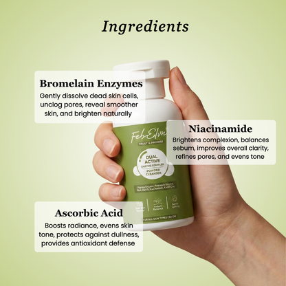 Papaya & Pineapple Enzyme Powder Cleanser | Dead Skin Removal & Brightening Face Wash - 50GM