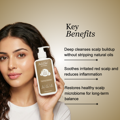 1% Salicylic Acid Anti-Dandruff Shampoo | Microbiome Balance & Scalp Clarifying Care - 200ML