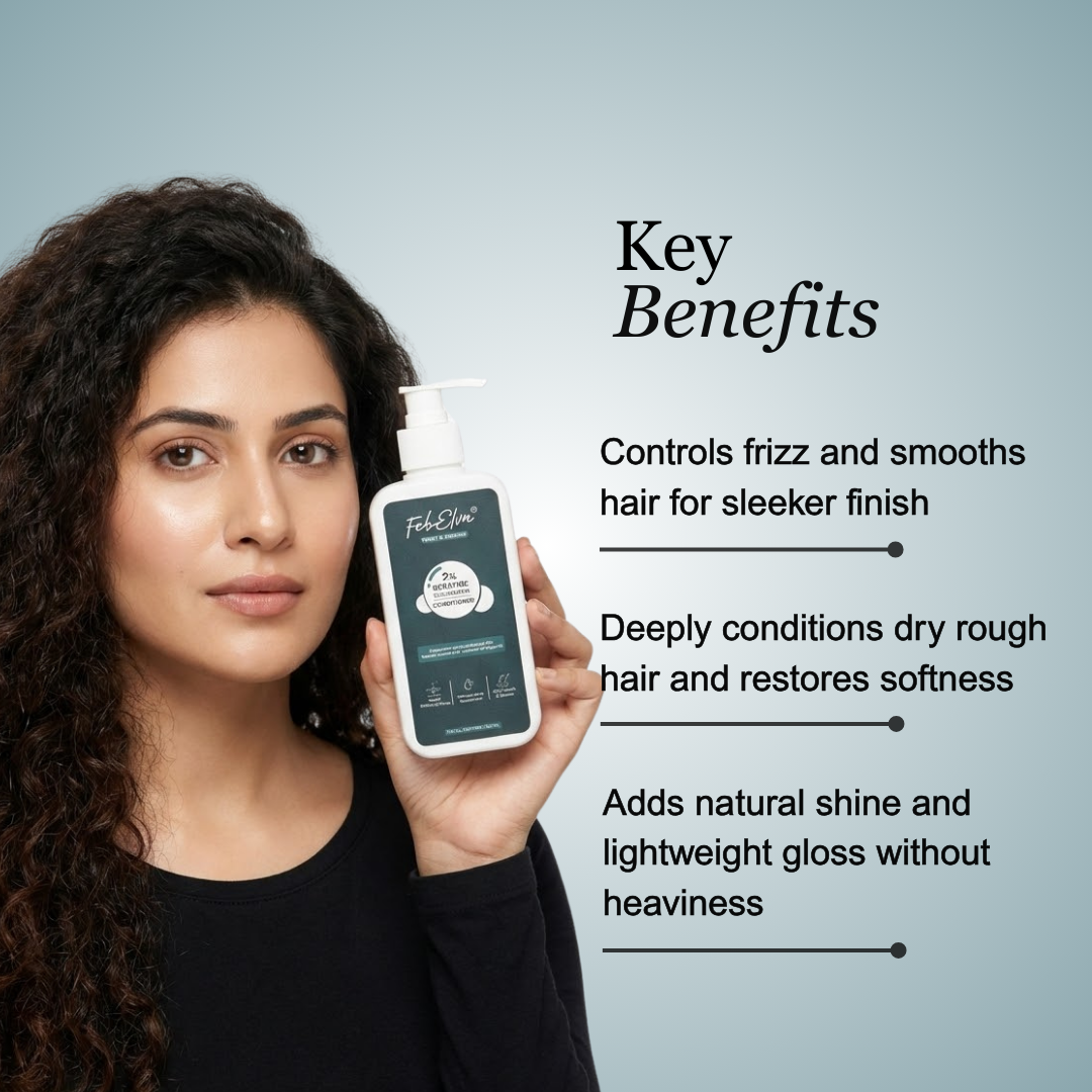 2% Keratin + Silk Protein Conditioner | Bond Repair & Hair Strength - 200ML