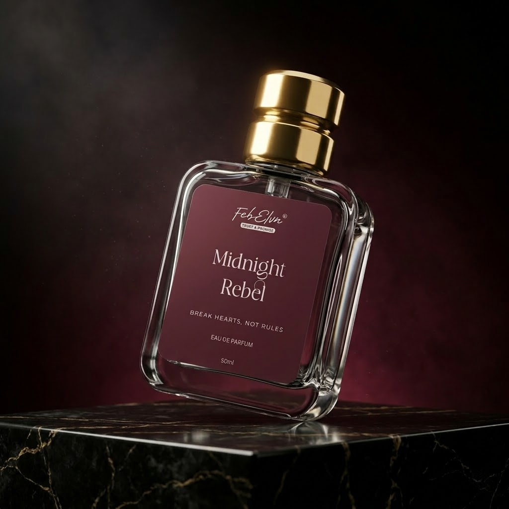 FEBELVN MIDNIGHT REBEL | Eau de Parfum (EDP 20%) | 50 ml | Long Lasting Premium Perfume